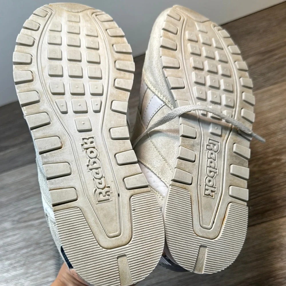 Reebok Cream Athletic Shoes